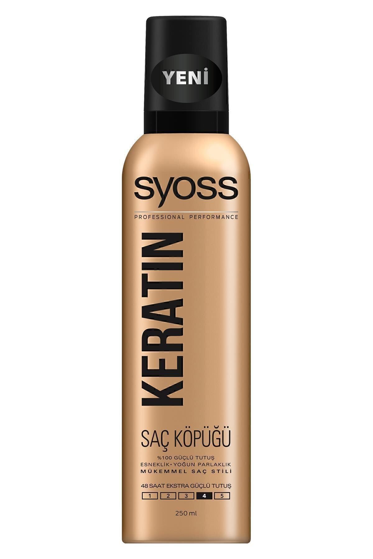 تصویر فوم مو اورجینال برند Syoss مدل Keratın Köpük 250 Ml کد 1283157 